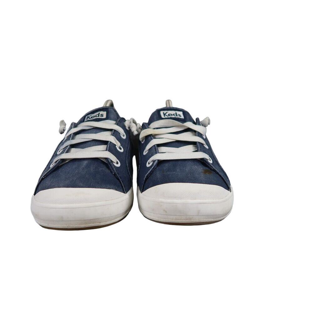 Keds Shoes Womens 8 Slip On Sneakers Casual Canvas Dream Foam Memory Active Blue - Picture 3 of 15